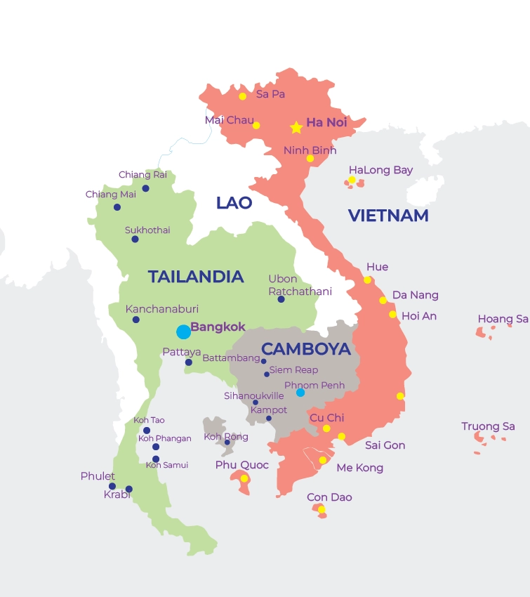 The heart of Southeast Asia in 18 days