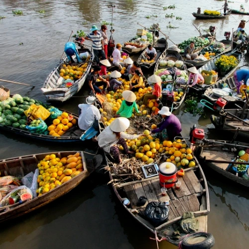 Can Tho - Cai Rang Floating Market - Ho Chi Minh 