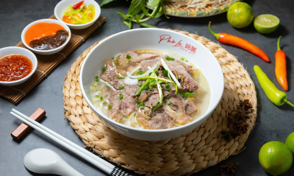Beef pho is a signature dish that highlights the unique flavor of Southern Vietnamese pho