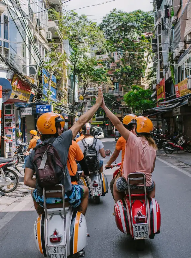 Ho Chi Minh City – Saigon after dark with vespa evening Private Tour
