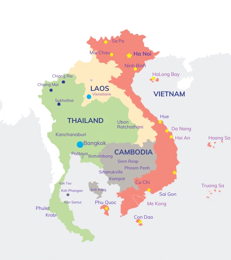 Wonders of Vietnam & Thailand – 14 days